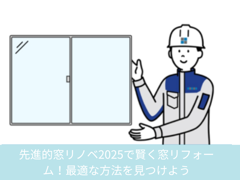 先進的窓リノベ2025で賢く窓リフォーム！最適な方法を見つけよう