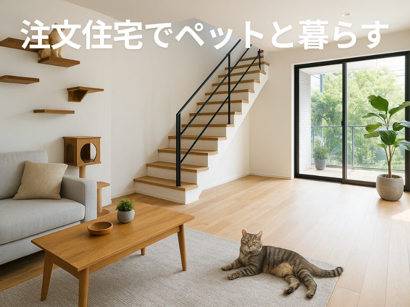 注文住宅でペットと快適に暮らす工夫とは？