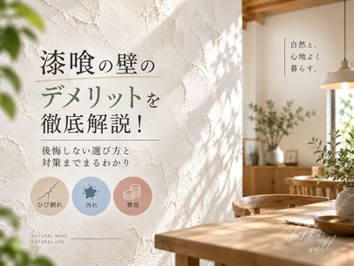 漆喰の壁のデメリットを徹底解説！後悔しない選び方と対策までまるわかり